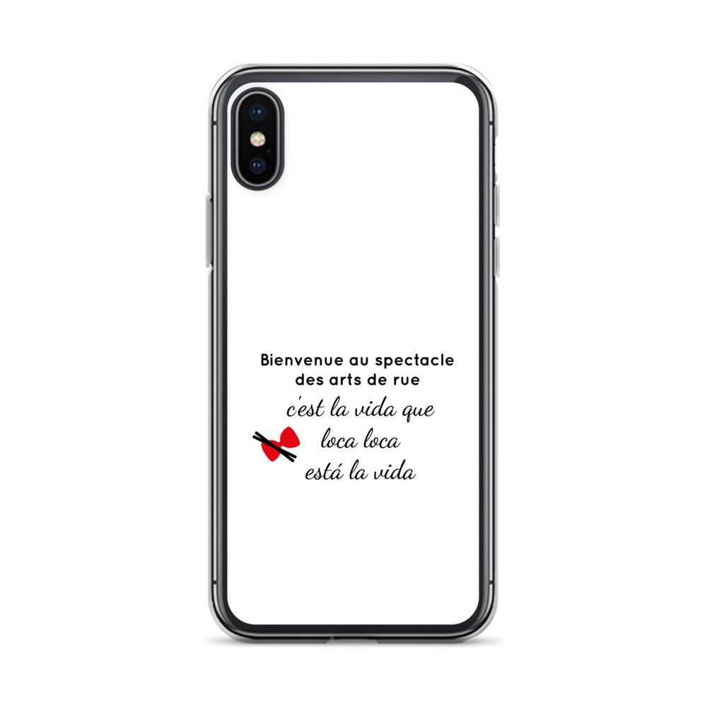 Coque iPhone Bienvenue au spectacle des arts de rue - Sedurro