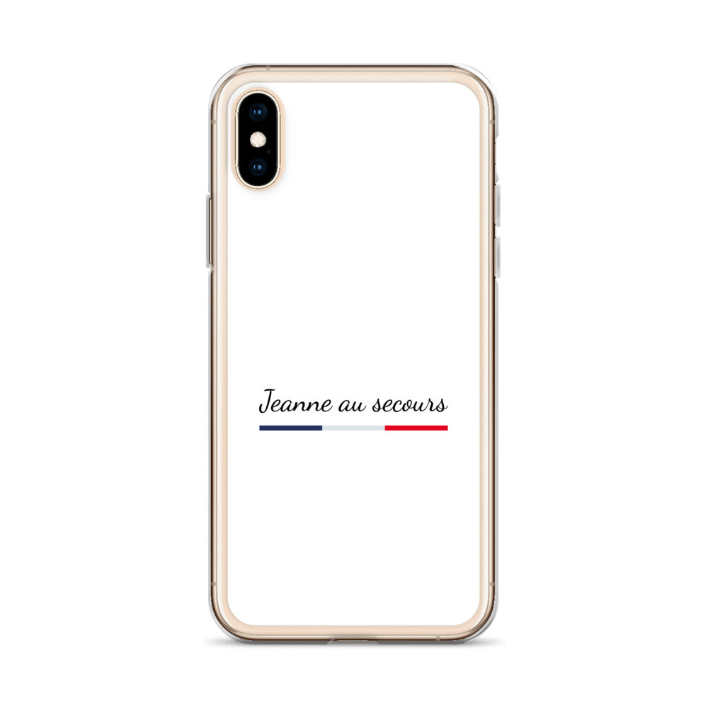 Coque iPhone Jeanne au secours iPhone X XS - Sedurro