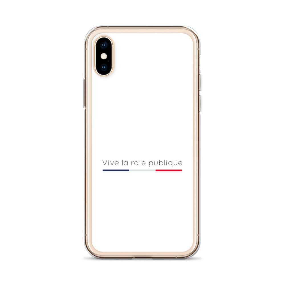 Coque iPhone Vive la raie publique - Sedurro