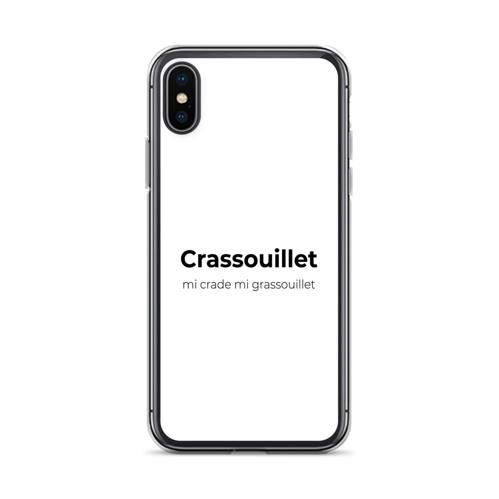 Coque iPhone Crassouillet mi crade mi grassouillet - Sedurro