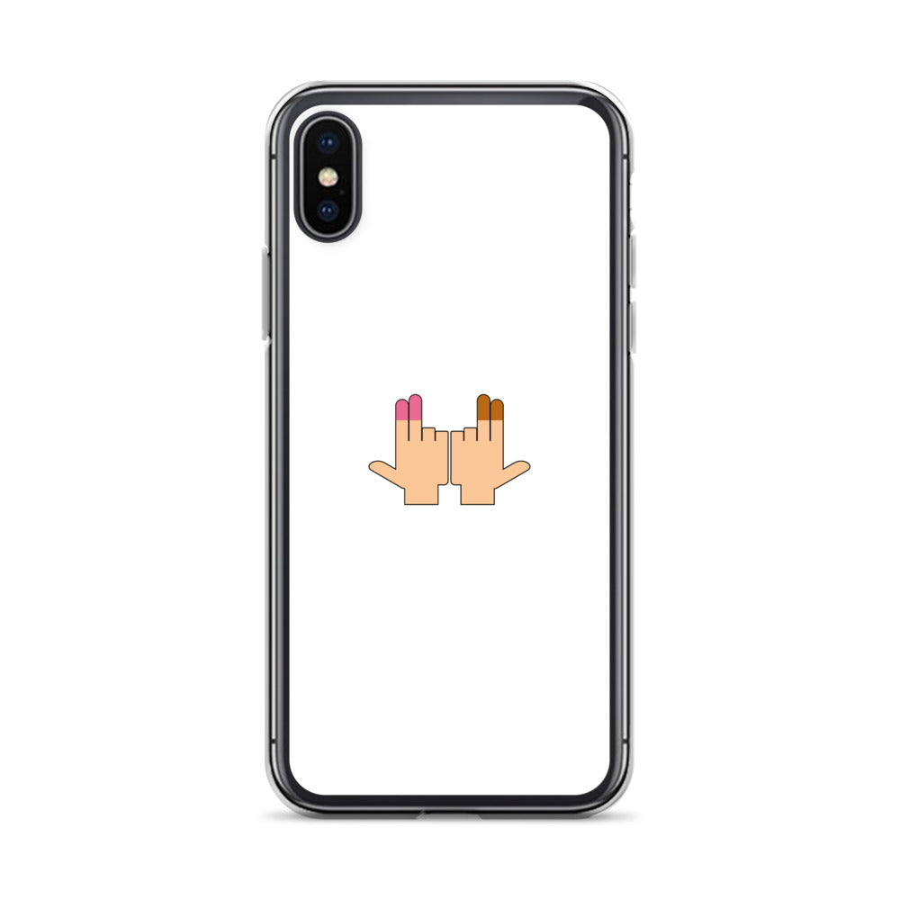 Coque iPhone DP Double péné signe du J seul iPhone X XS - Sedurro
