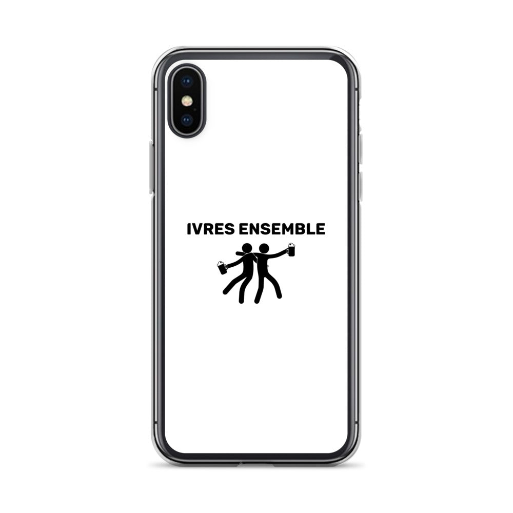 Coque iPhone Ivres ensemble iPhone X XS - Sedurro