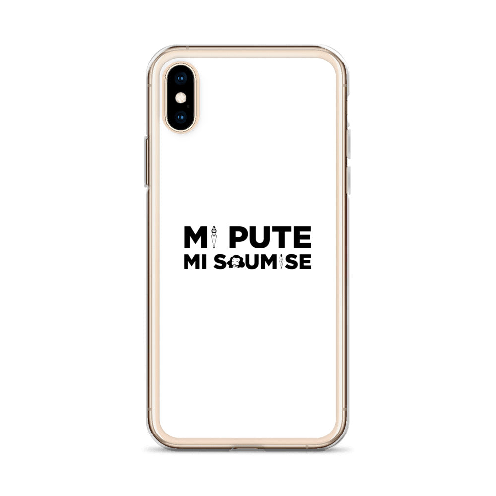 Coque iPhone Mi pute mi soumise - Sedurro