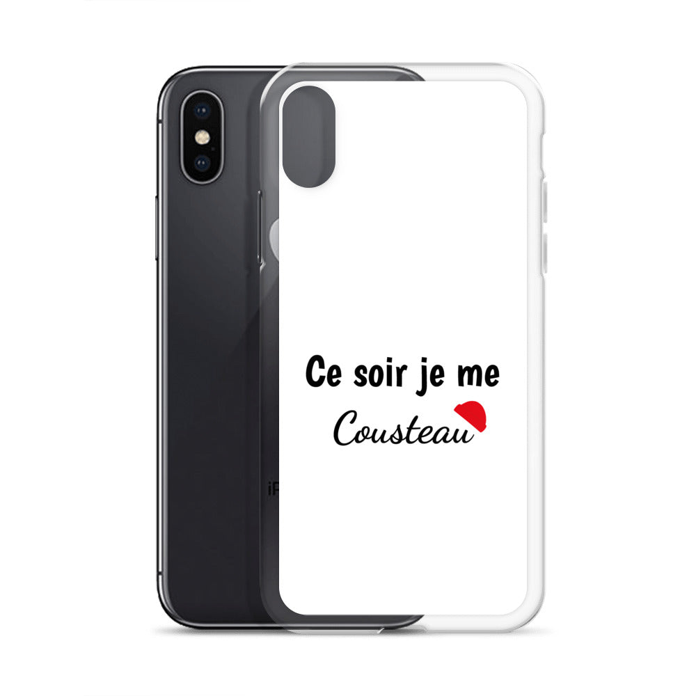 Coque iPhone Ce soir je me cousteau - Sedurro