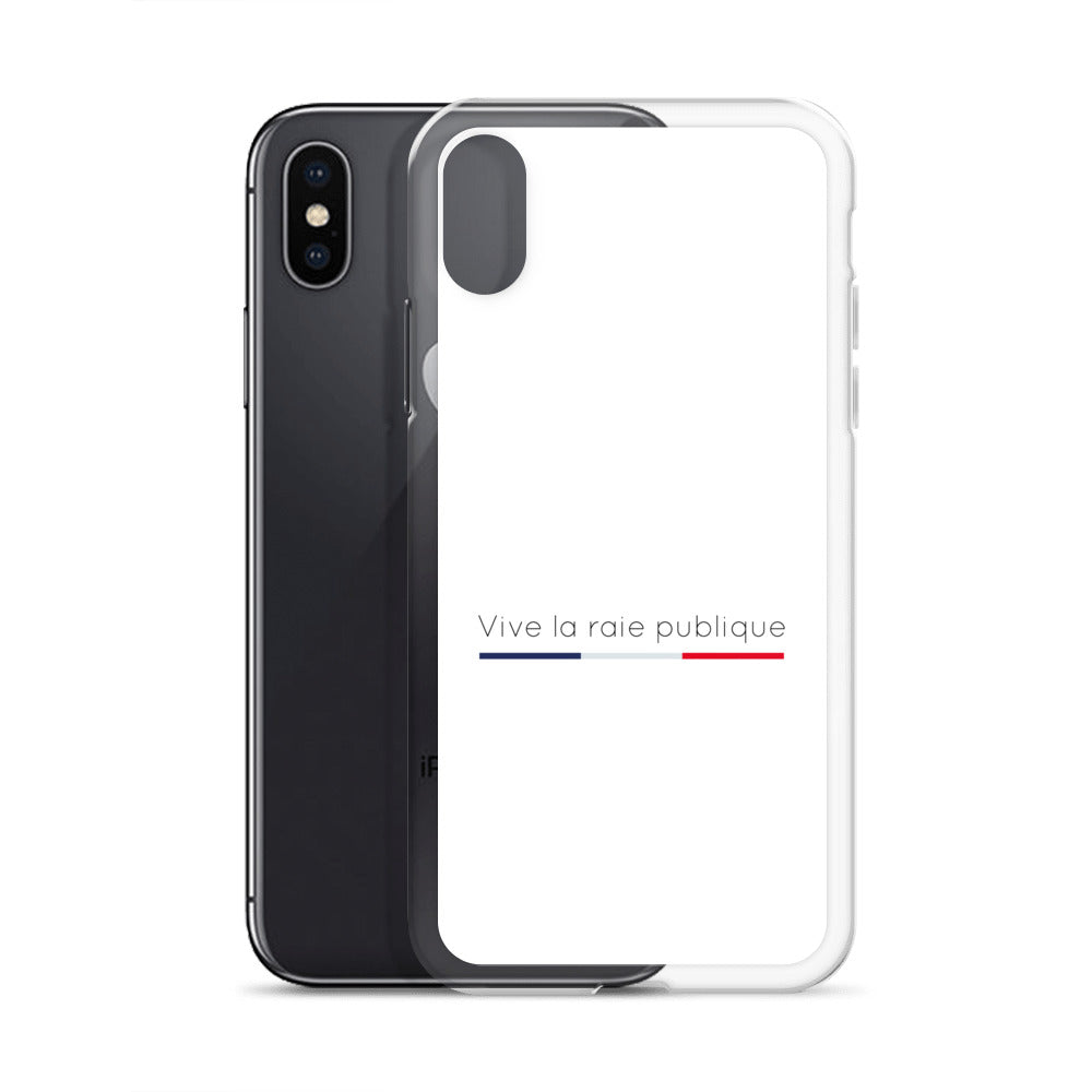 Coque iPhone Vive la raie publique - Sedurro