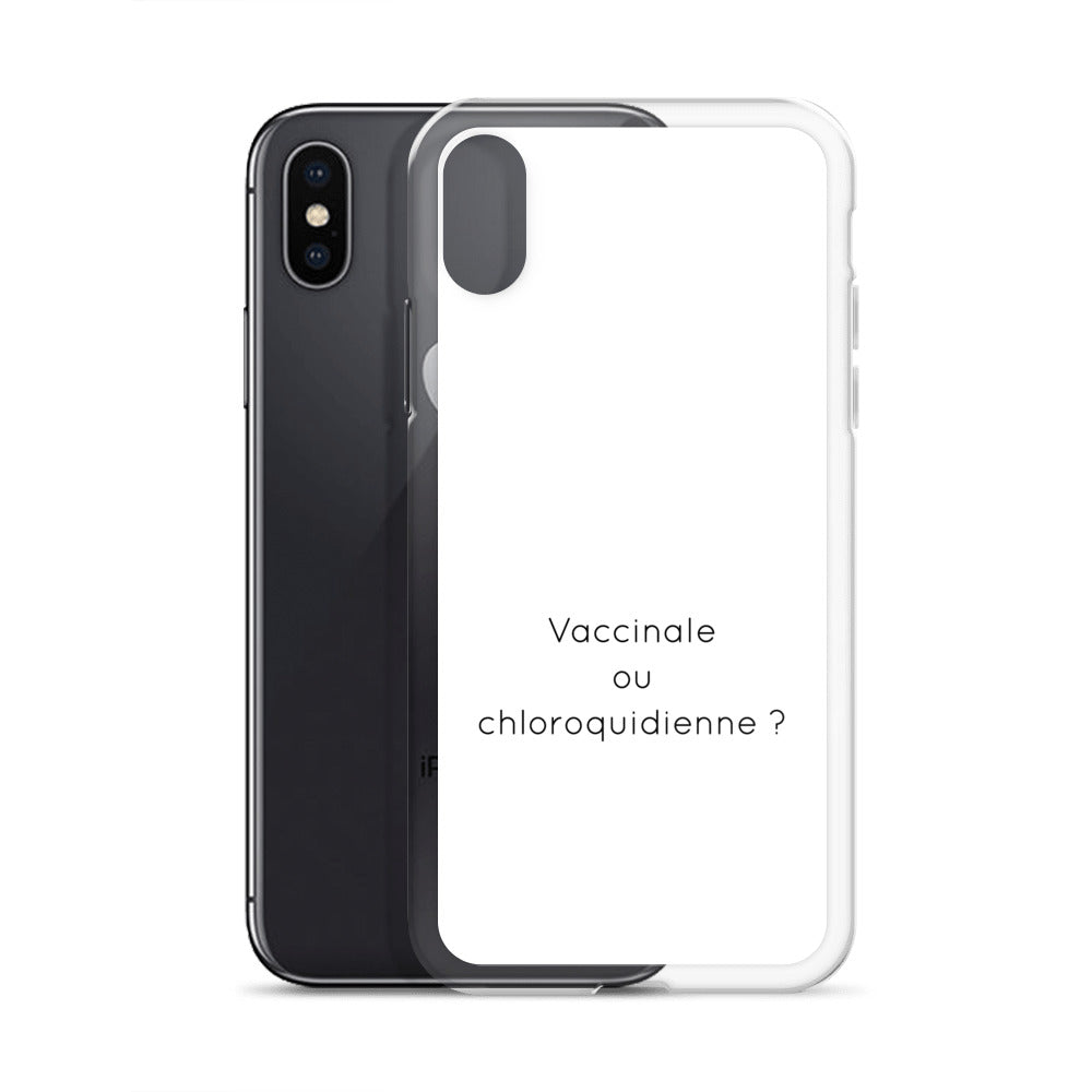 Coque iPhone Vaccinale ou chloroquidienne - Sedurro