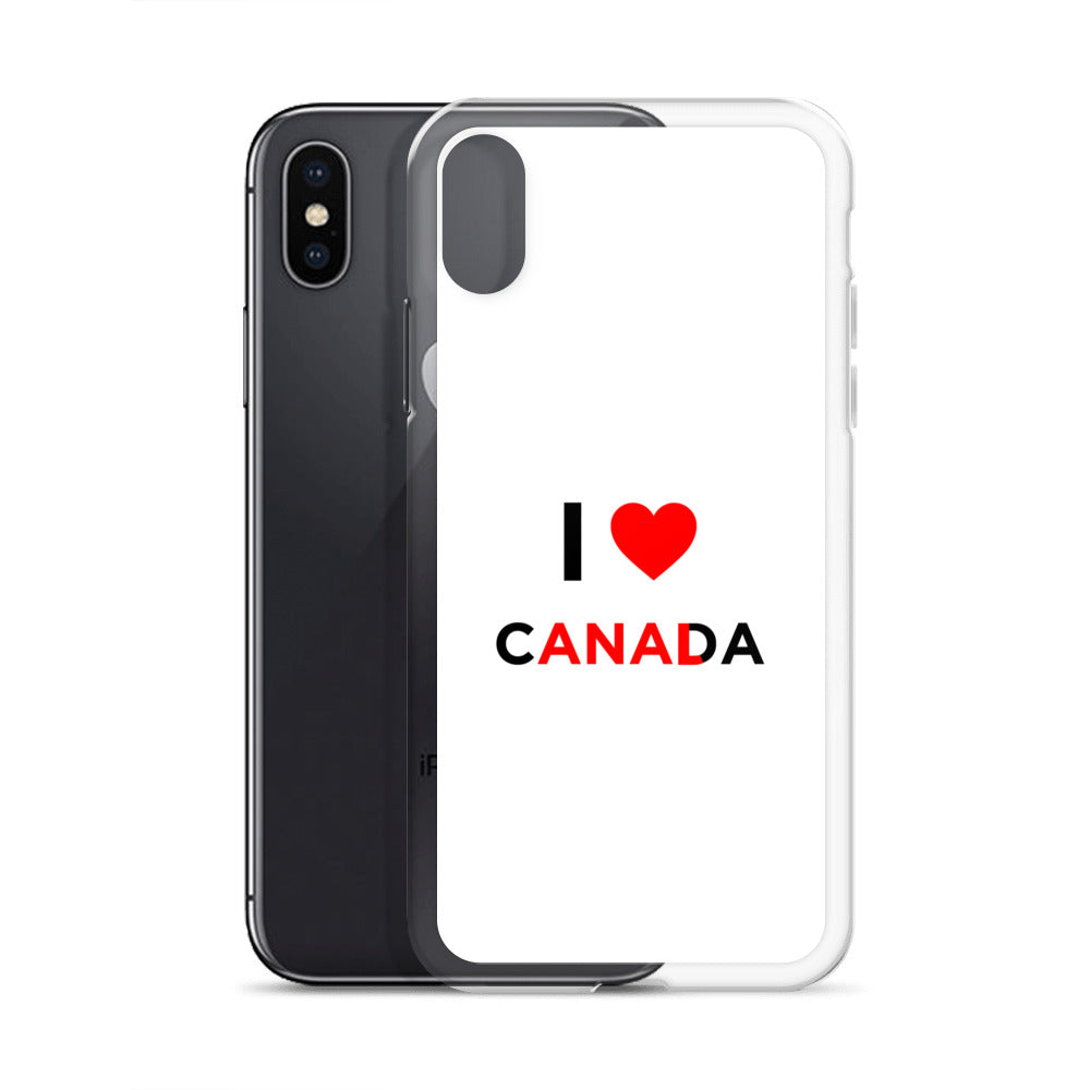 Coque iPhone I love Canada anal - Sedurro