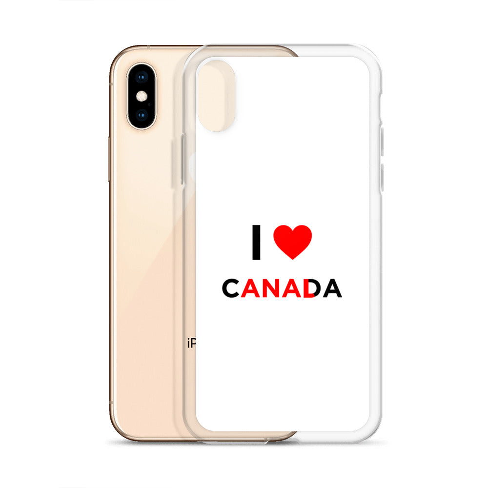 Coque iPhone I love Canada anal - Sedurro