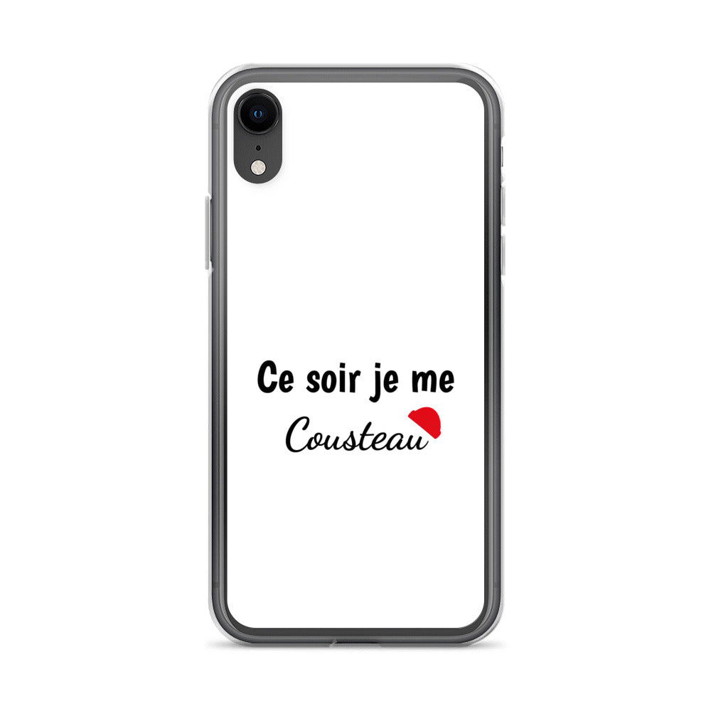 Coque iPhone Ce soir je me cousteau - Sedurro