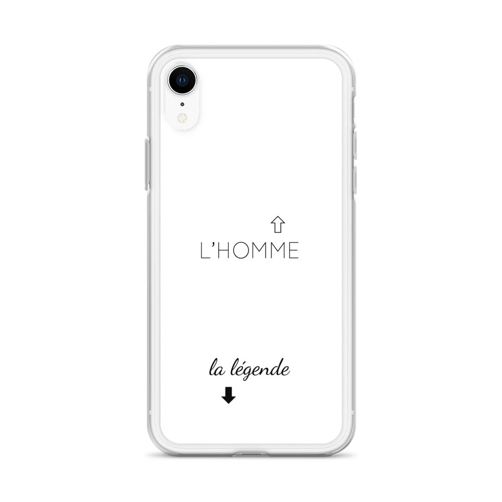 Coque iPhone L'homme et la légende iPhone XR - Sedurro