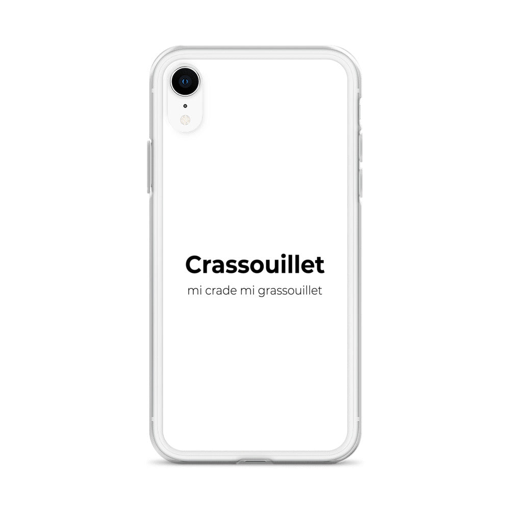 Coque iPhone Crassouillet mi crade mi grassouillet - Sedurro