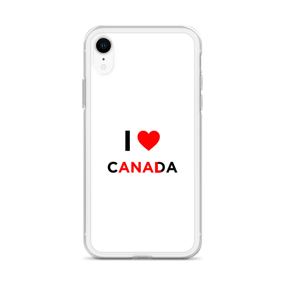 Coque iPhone I love Canada anal - Sedurro