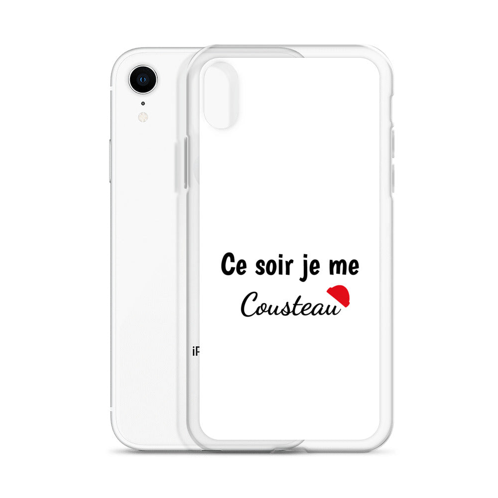 Coque iPhone Ce soir je me cousteau - Sedurro