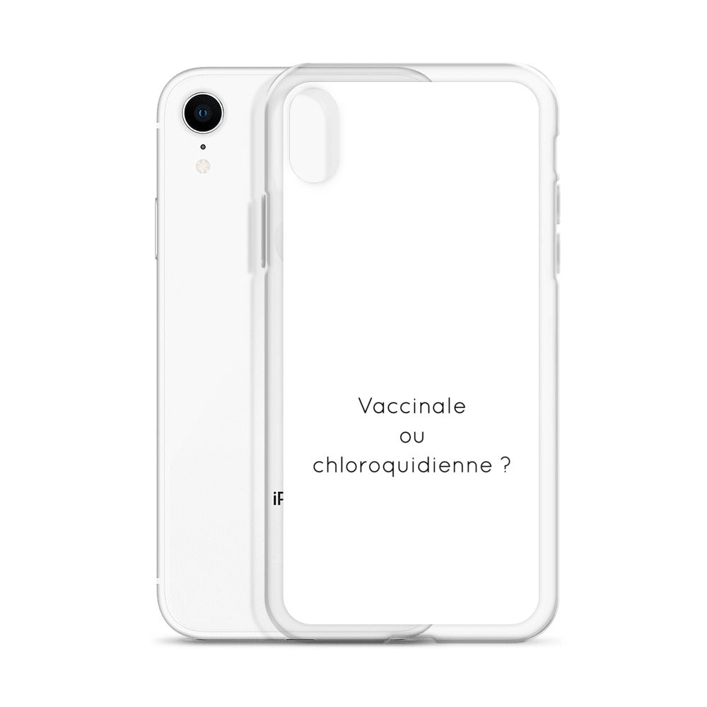 Coque iPhone Vaccinale ou chloroquidienne - Sedurro