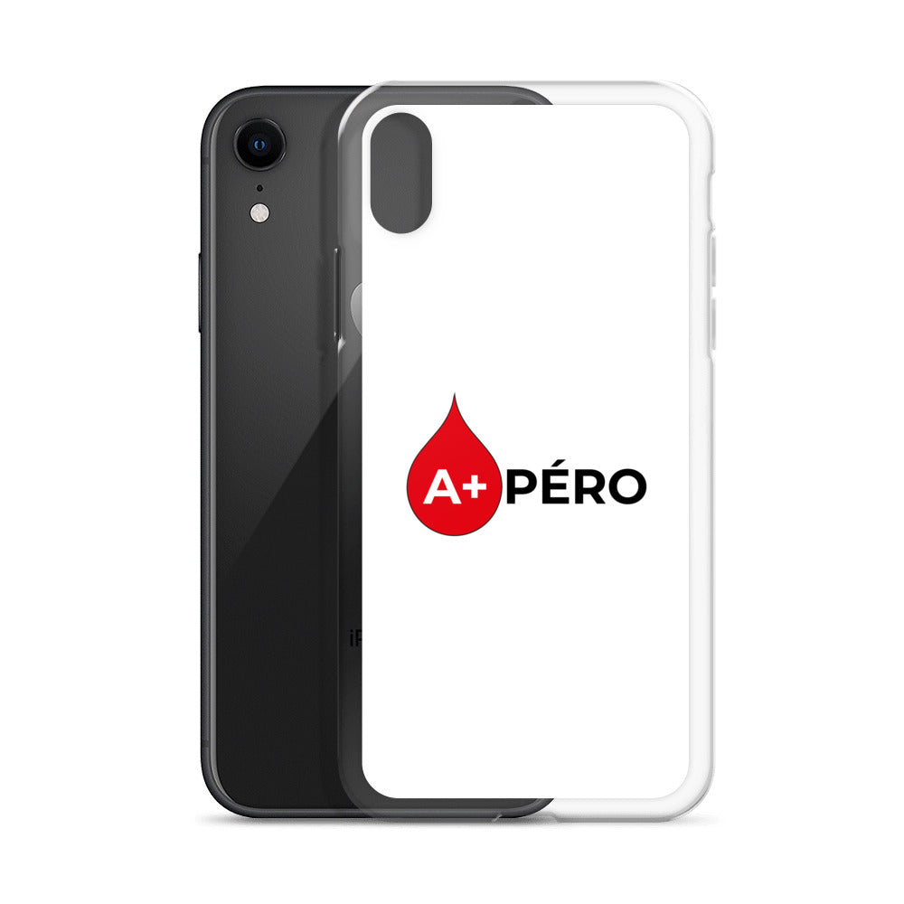 Coque iPhone Apéro groupe sanguin A+ - Sedurro