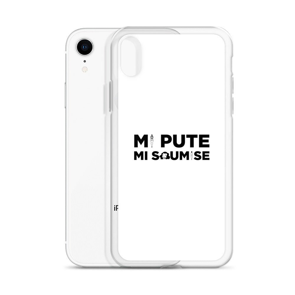 Coque iPhone Mi pute mi soumise - Sedurro