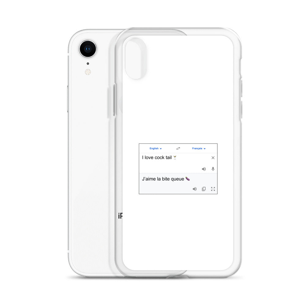 Coque iPhone Traduction cocktail - Sedurro