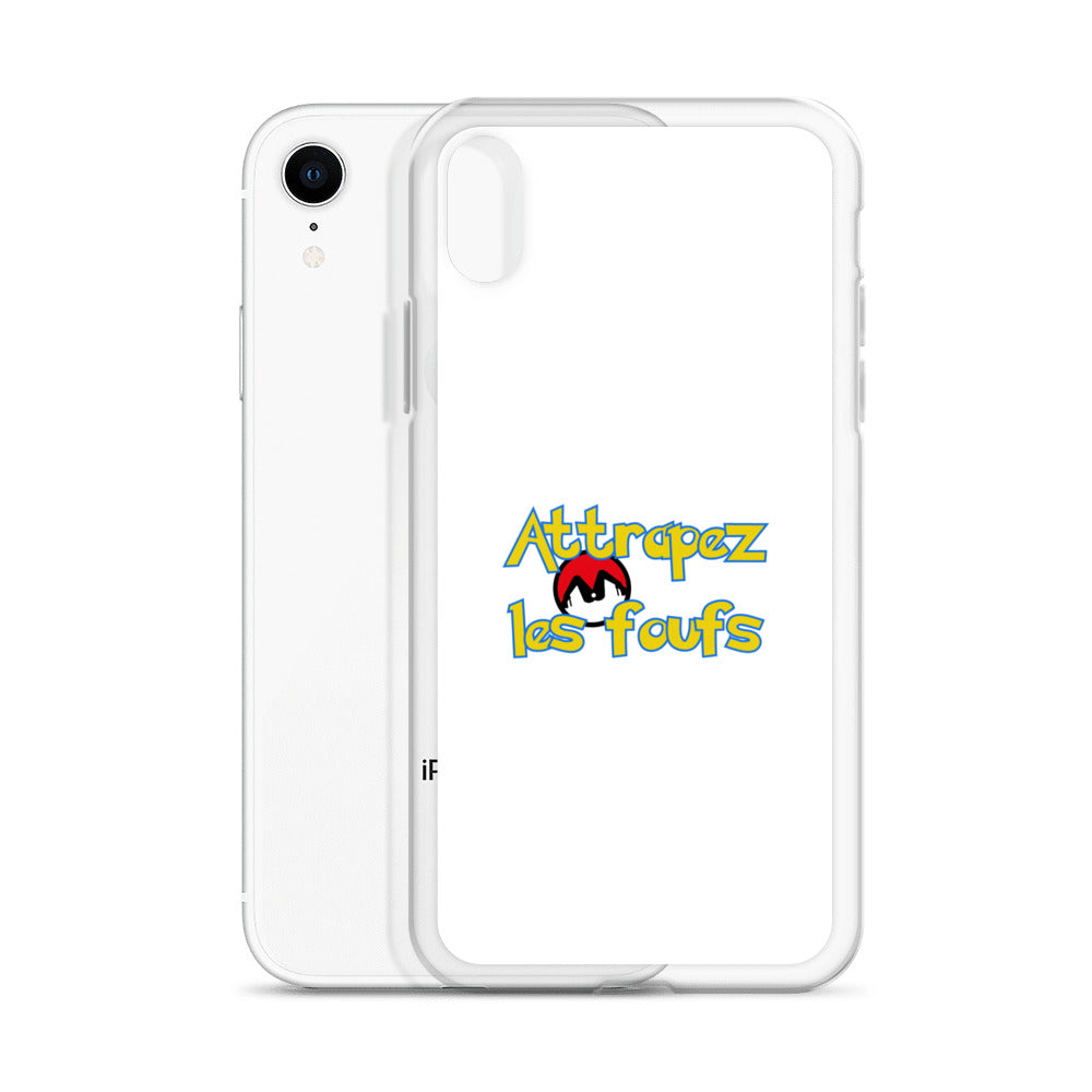 Coque iPhone Attrapez les foufs Pokeboule - Sedurro