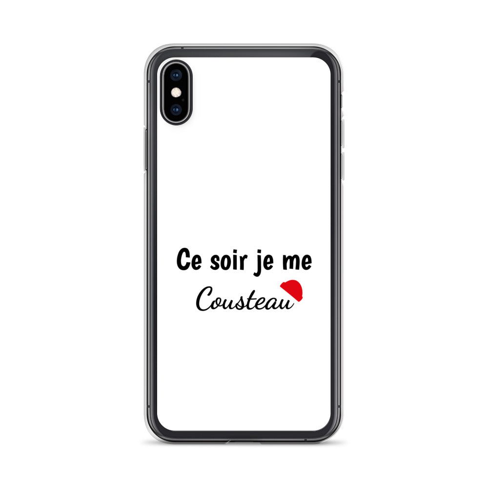 Coque iPhone Ce soir je me cousteau - Sedurro