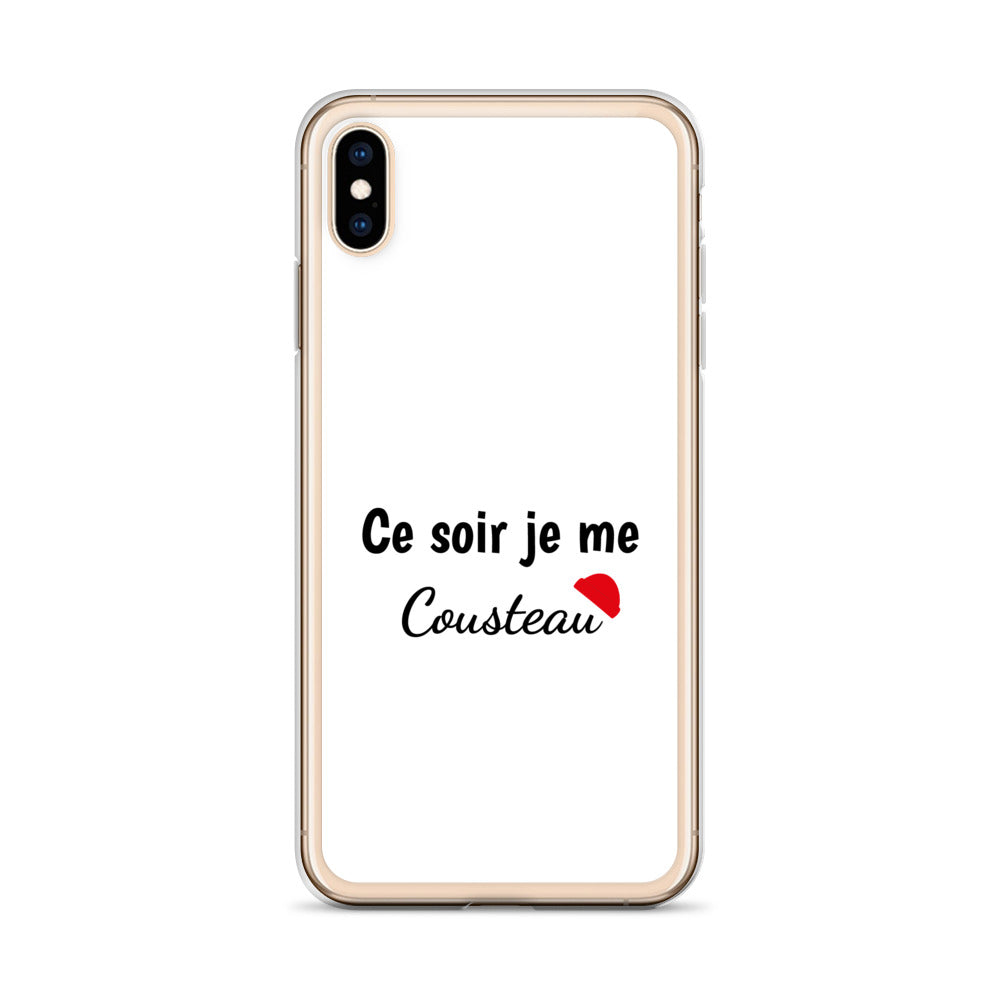 Coque iPhone Ce soir je me cousteau - Sedurro