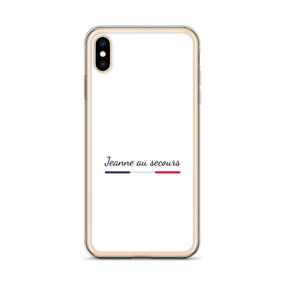 Coque iPhone Jeanne au secours iPhone XS Max - Sedurro