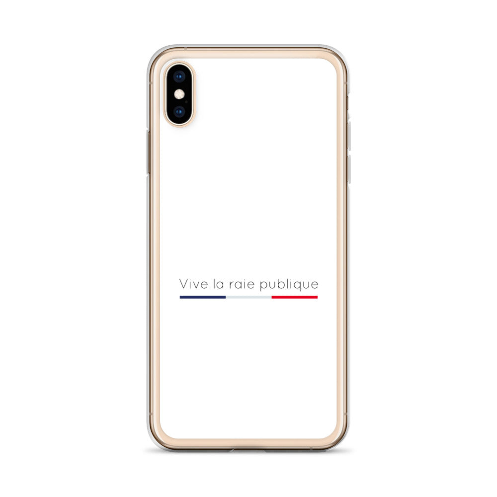 Coque iPhone Vive la raie publique - Sedurro