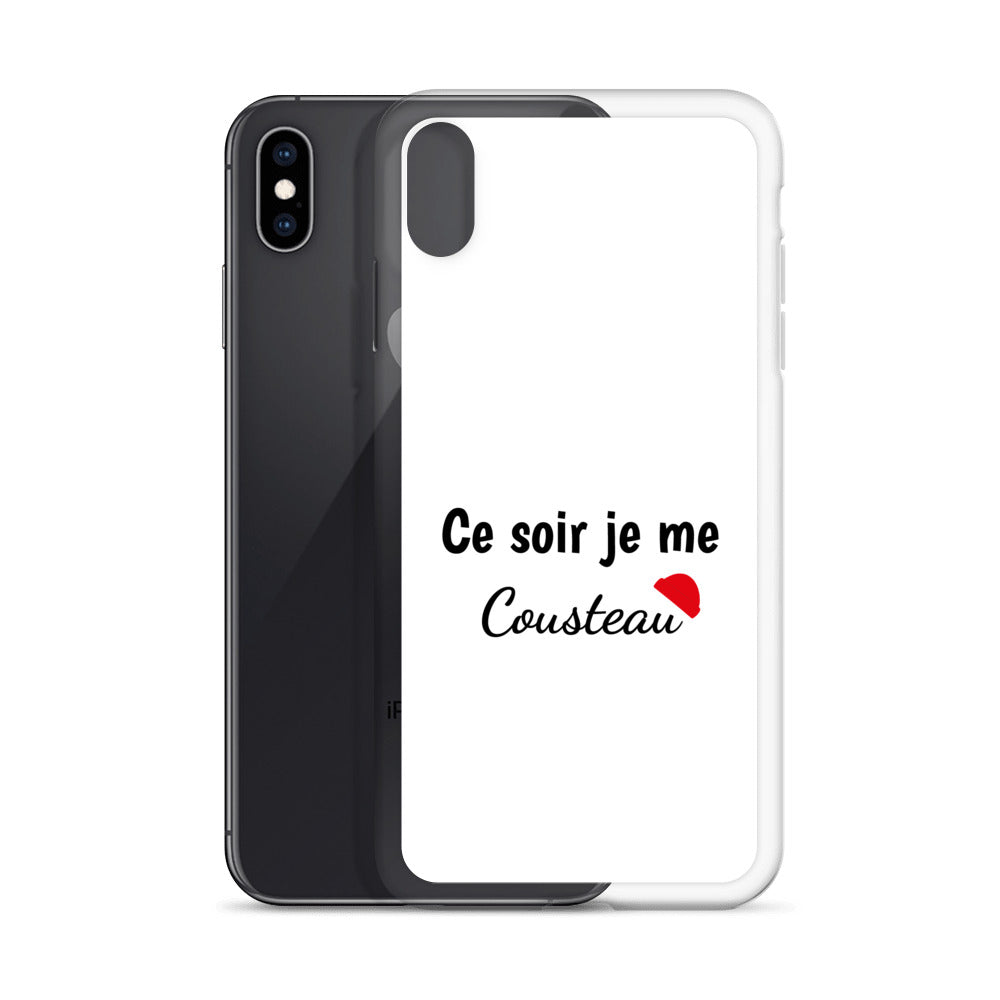Coque iPhone Ce soir je me cousteau - Sedurro