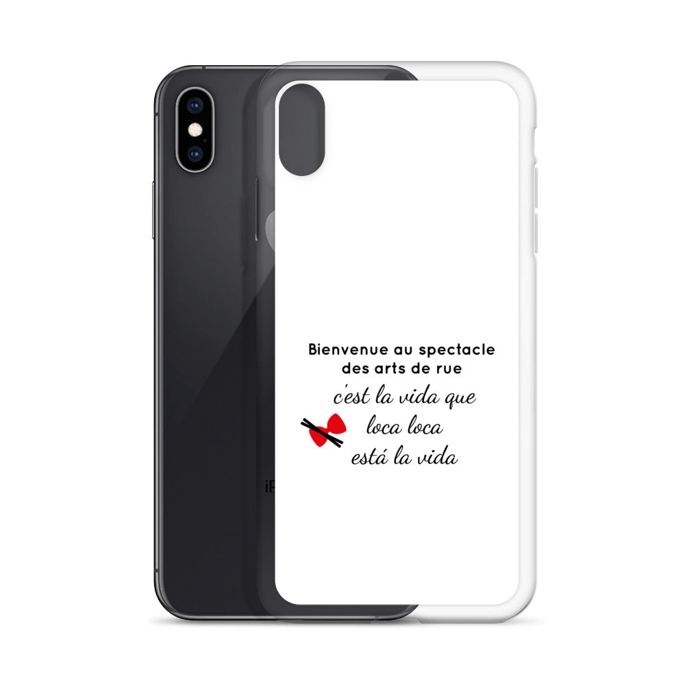 Coque iPhone Bienvenue au spectacle des arts de rue - Sedurro