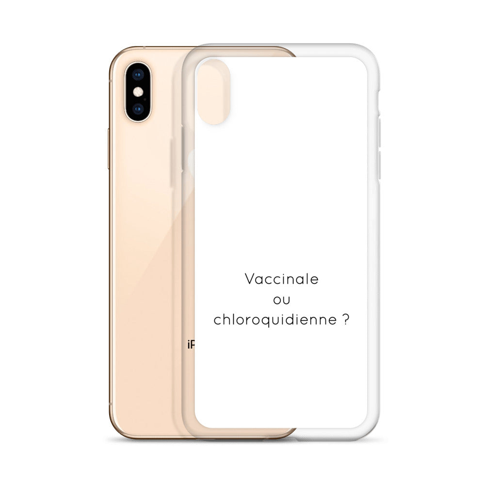 Coque iPhone Vaccinale ou chloroquidienne - Sedurro