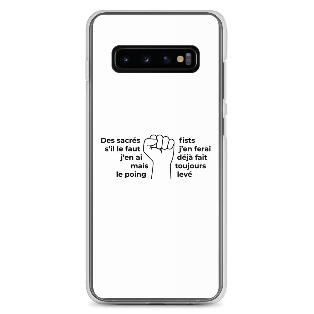 Coque Samsung Paroles des sacrés fists toujours le poing levé - Sedurro