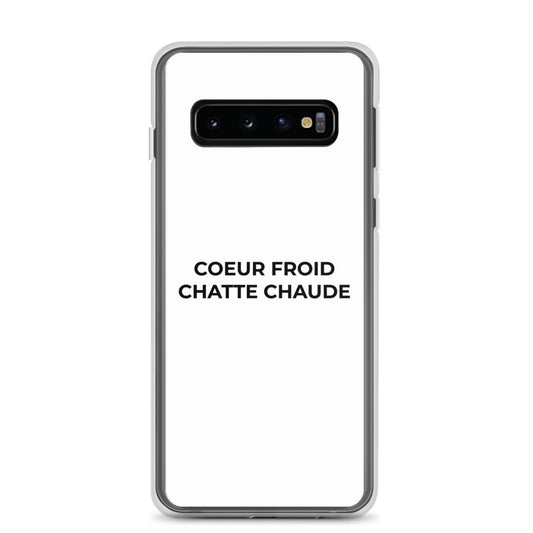 Coque Samsung Cœur froid chatte chaude - Sedurro