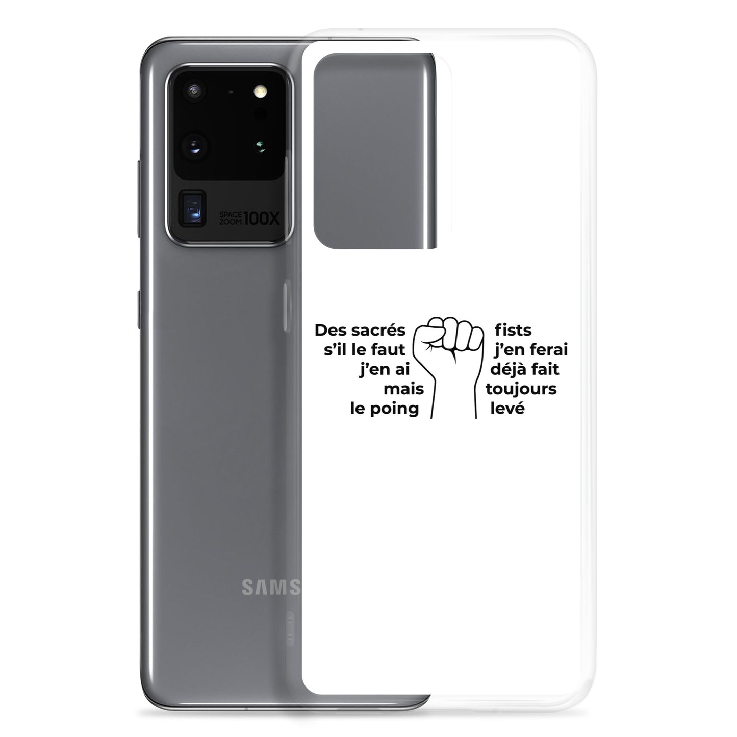Coque Samsung Paroles des sacrés fists toujours le poing levé - Sedurro
