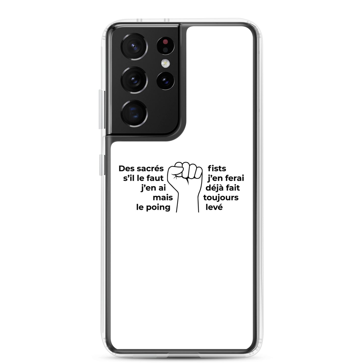 Coque Samsung Paroles des sacrés fists toujours le poing levé - Sedurro