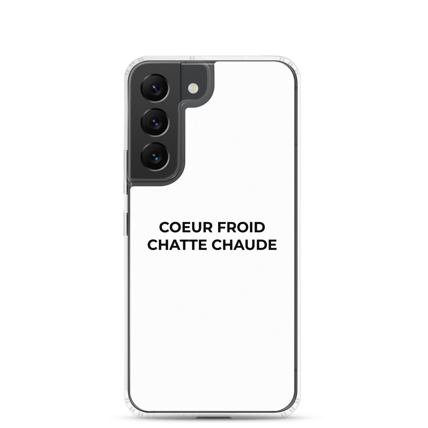 Coque Samsung Cœur froid chatte chaude Samsung Galaxy S22 - Sedurro
