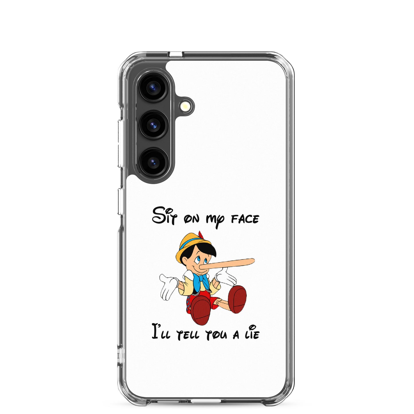 Coque Samsung Pinocchio Sit on my face I'll tell you a lie - Sedurro