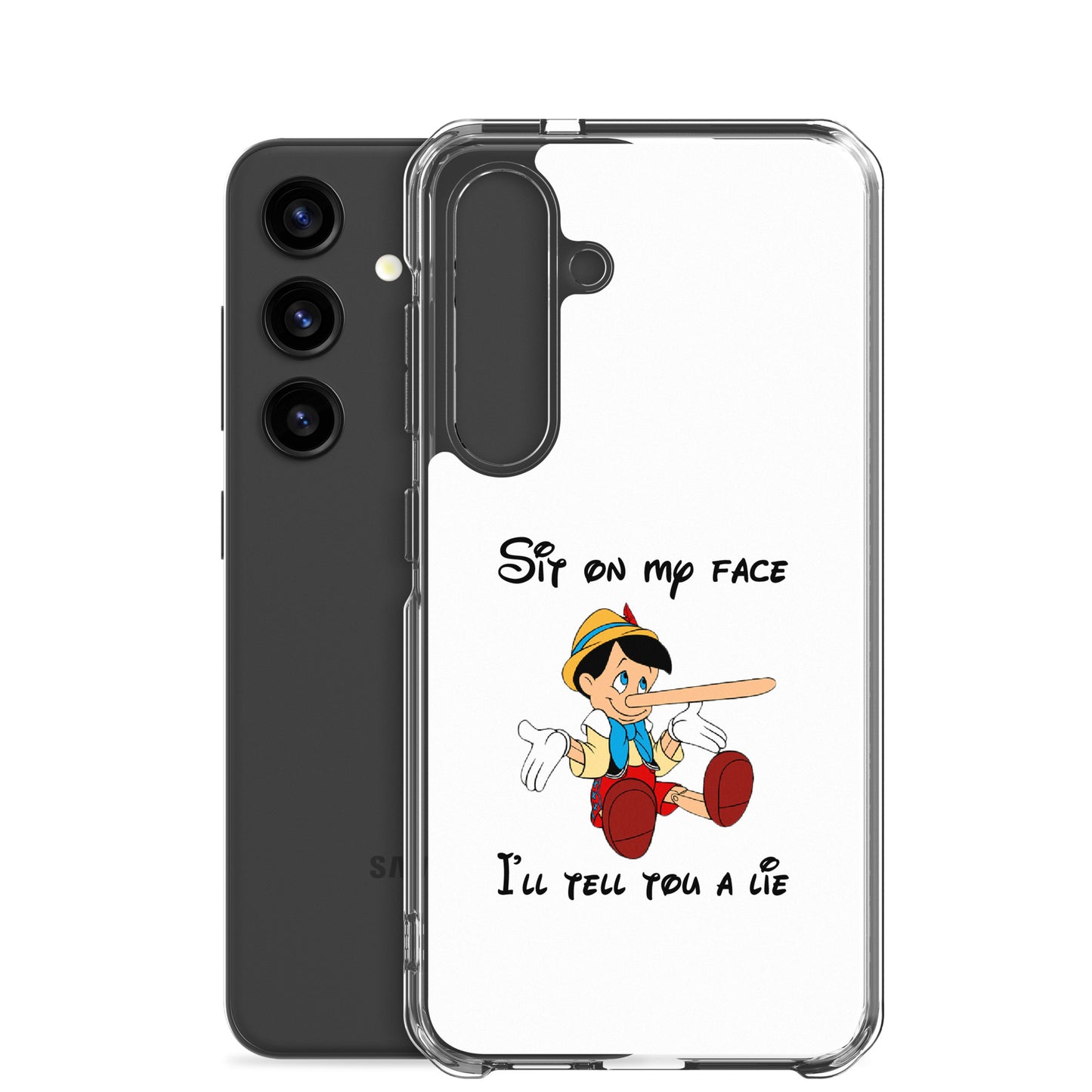 Coque Samsung Pinocchio Sit on my face I'll tell you a lie - Sedurro