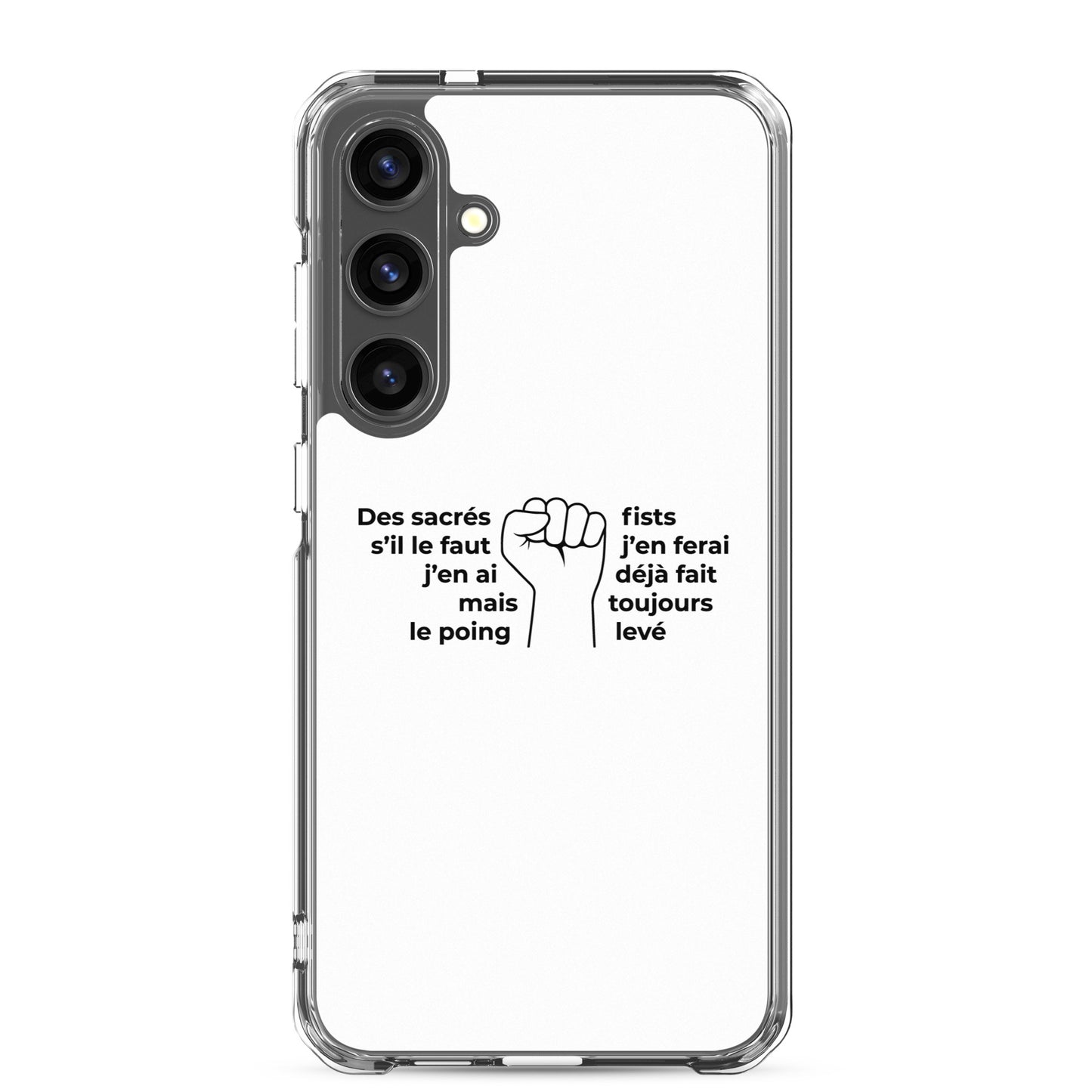 Coque Samsung Paroles des sacrés fists toujours le poing levé - Sedurro