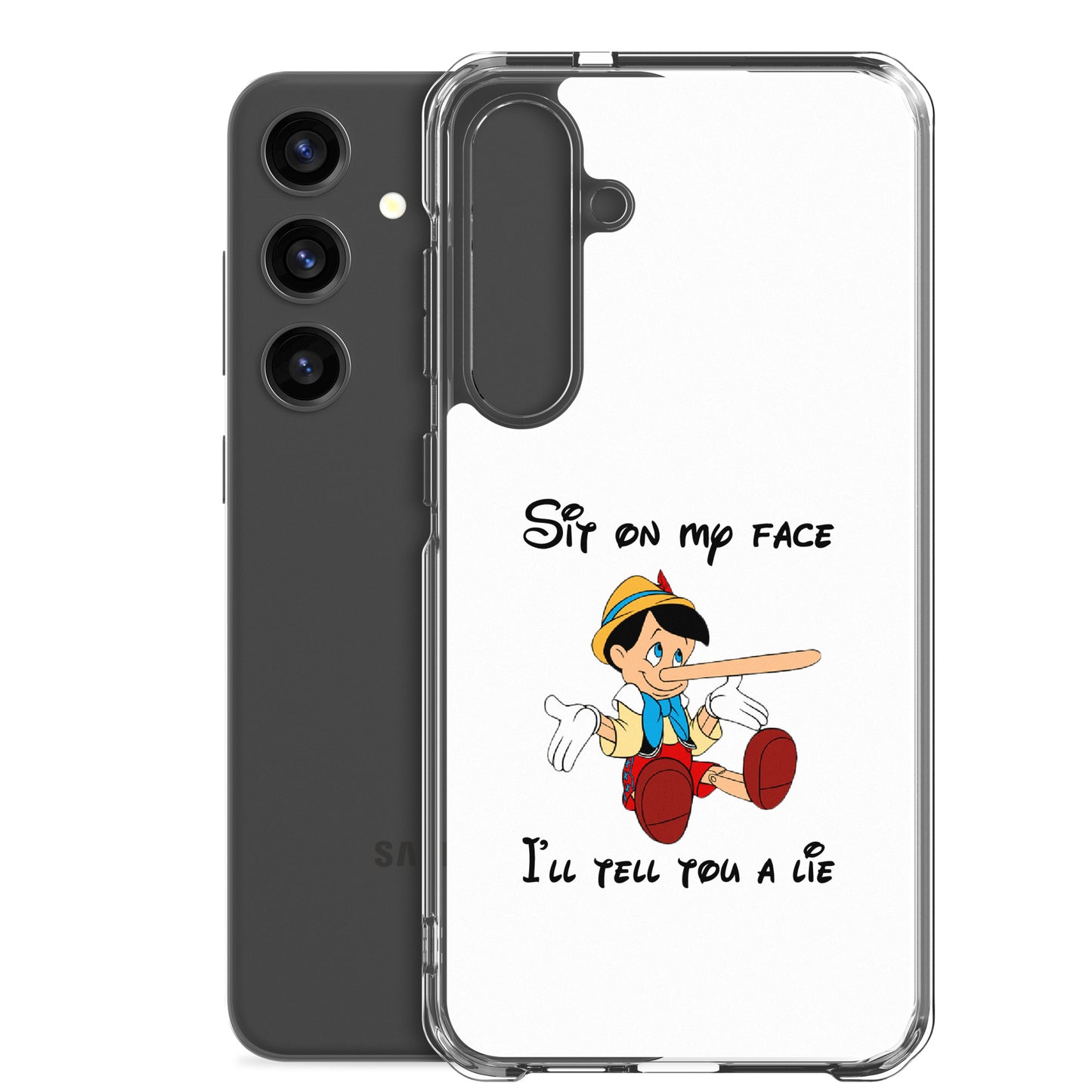 Coque Samsung Pinocchio Sit on my face I'll tell you a lie - Sedurro