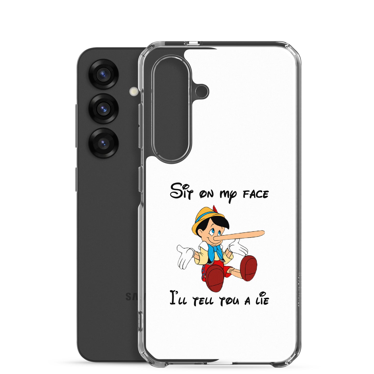 Coque Samsung Pinocchio Sit on my face I'll tell you a lie - Sedurro