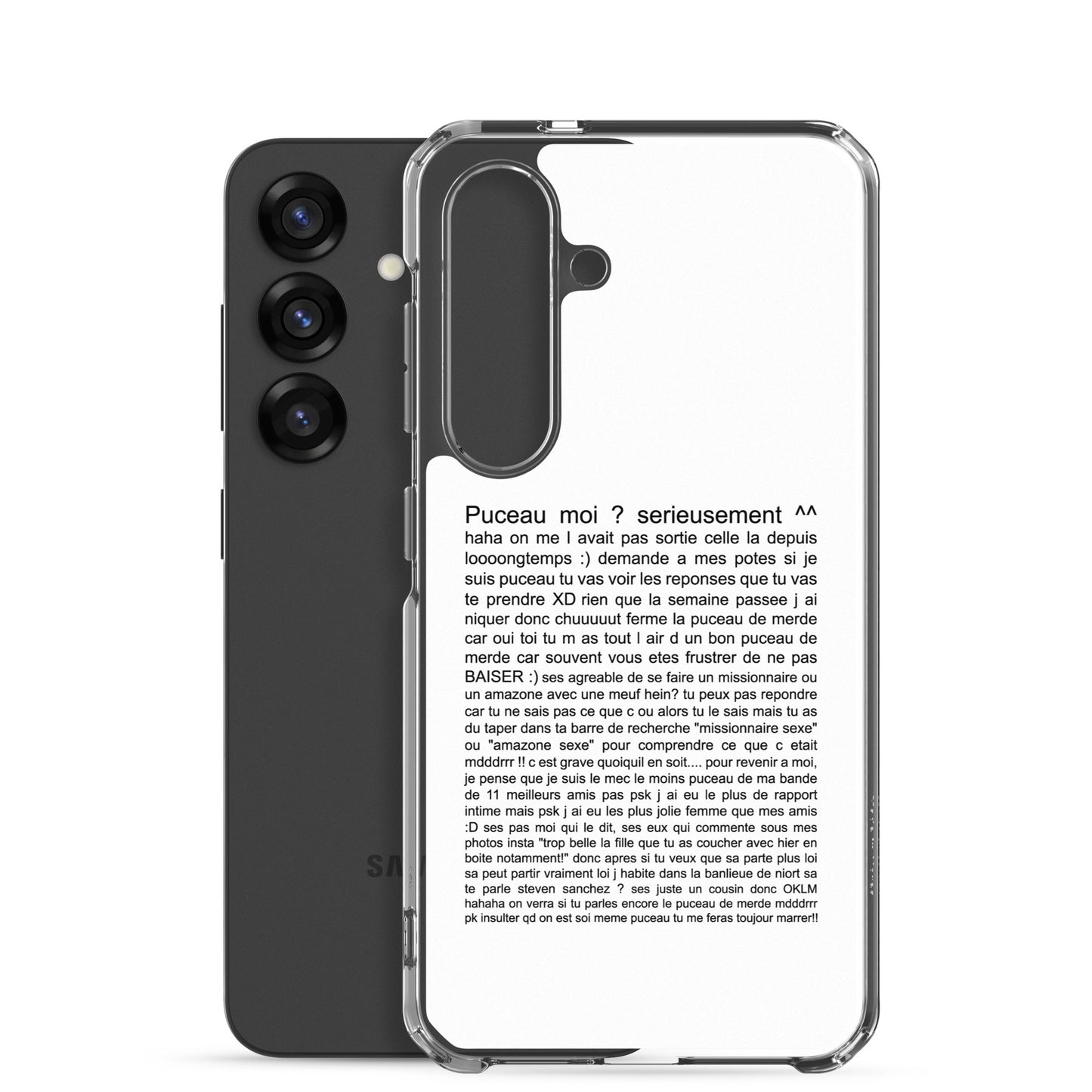 Coque Samsung Puceau moi on me l'avait pas sorti depuis longtemps - Sedurro