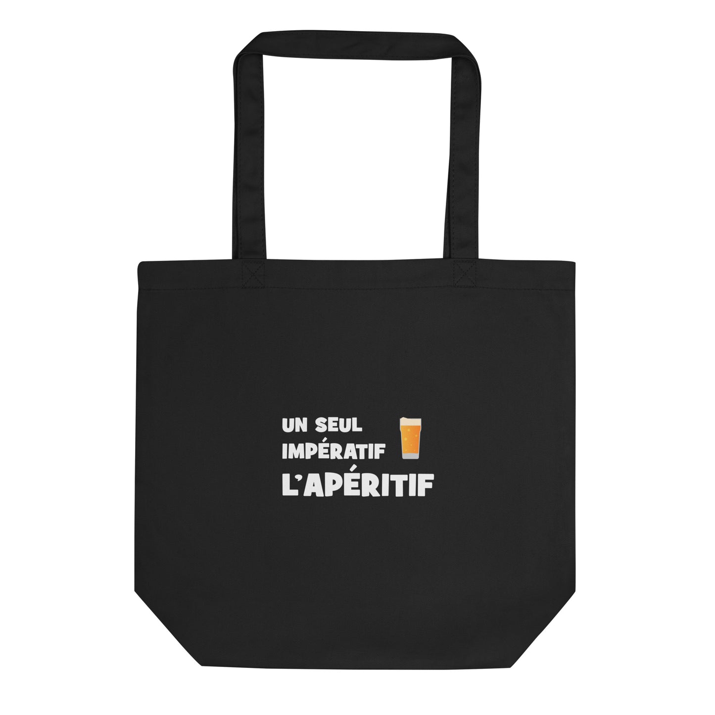 Tote bag bio Un seul impératif L'apéritif - Sedurro