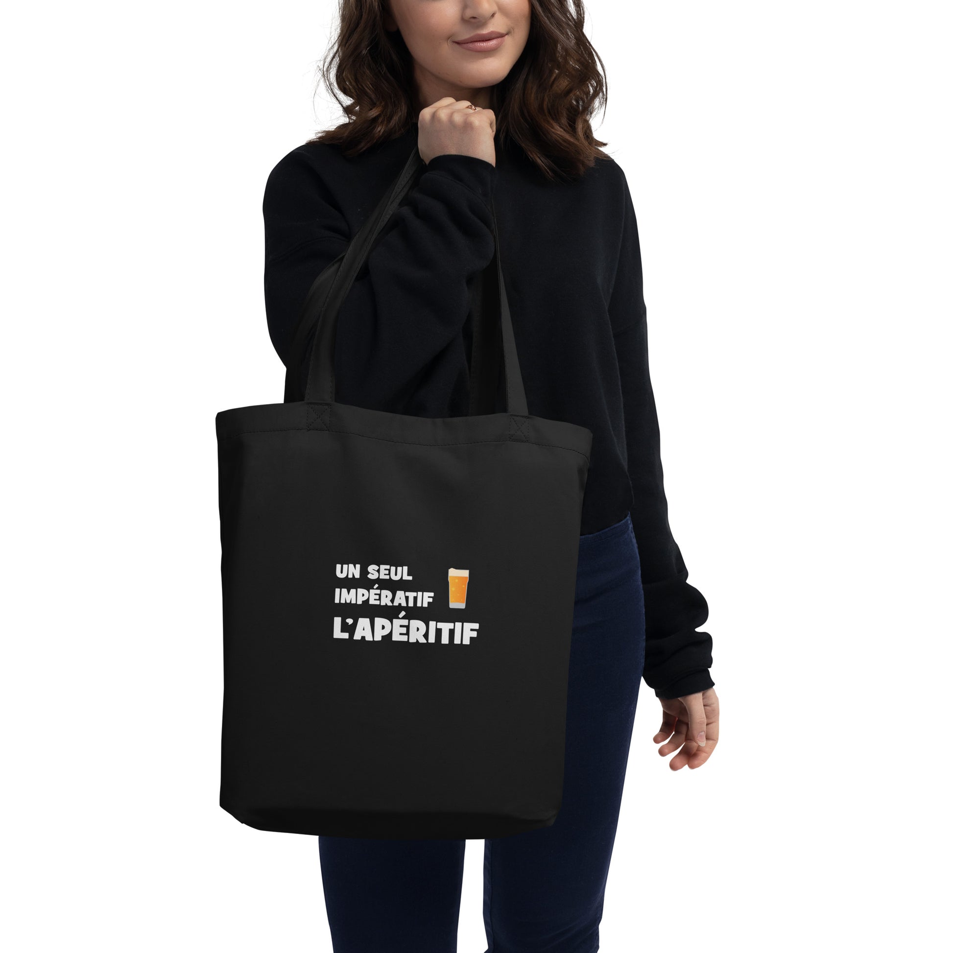Tote bag bio Un seul impératif L'apéritif - Sedurro