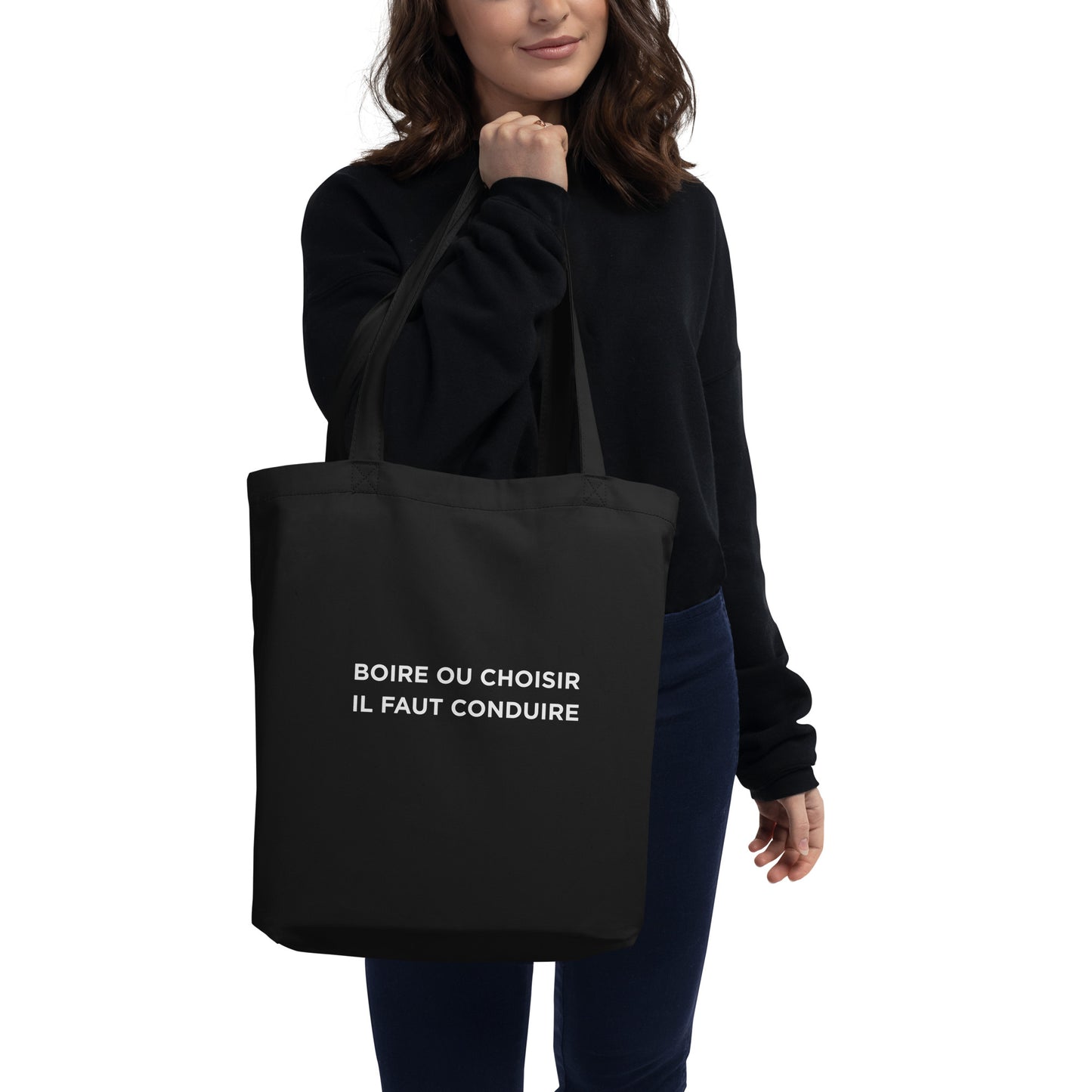 Tote bag bio Boire ou choisir il faut conduire - Sedurro