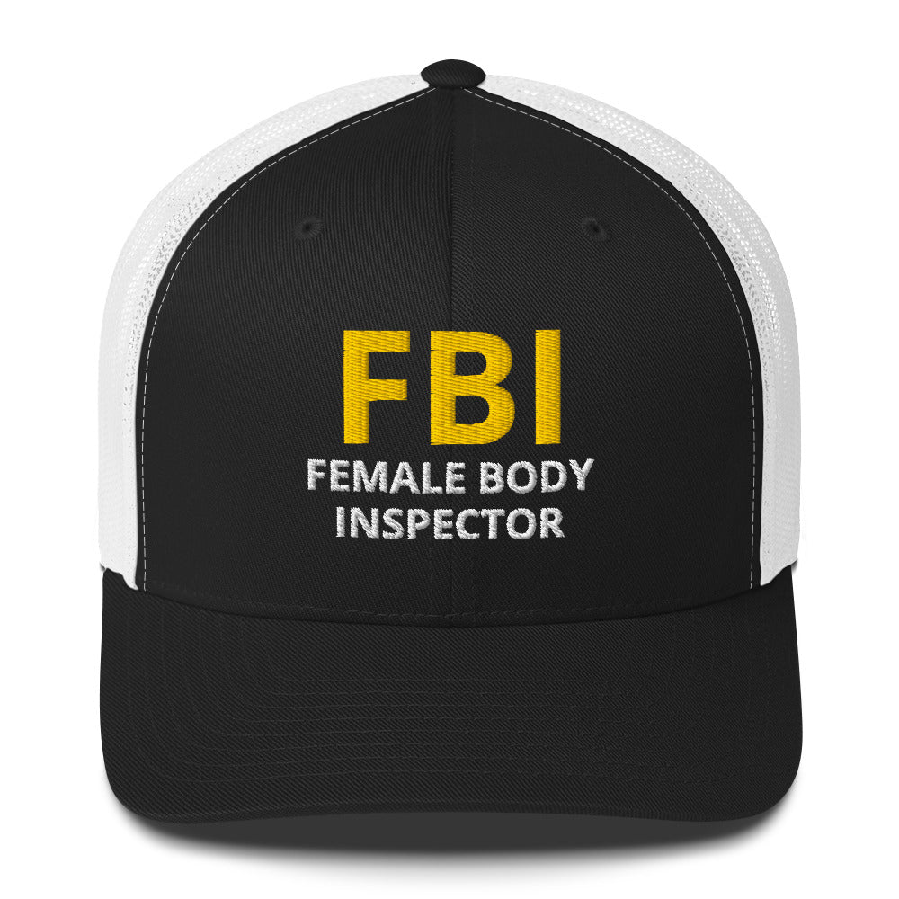 Casquette brodée FBI Female Body Inspector - Sedurro