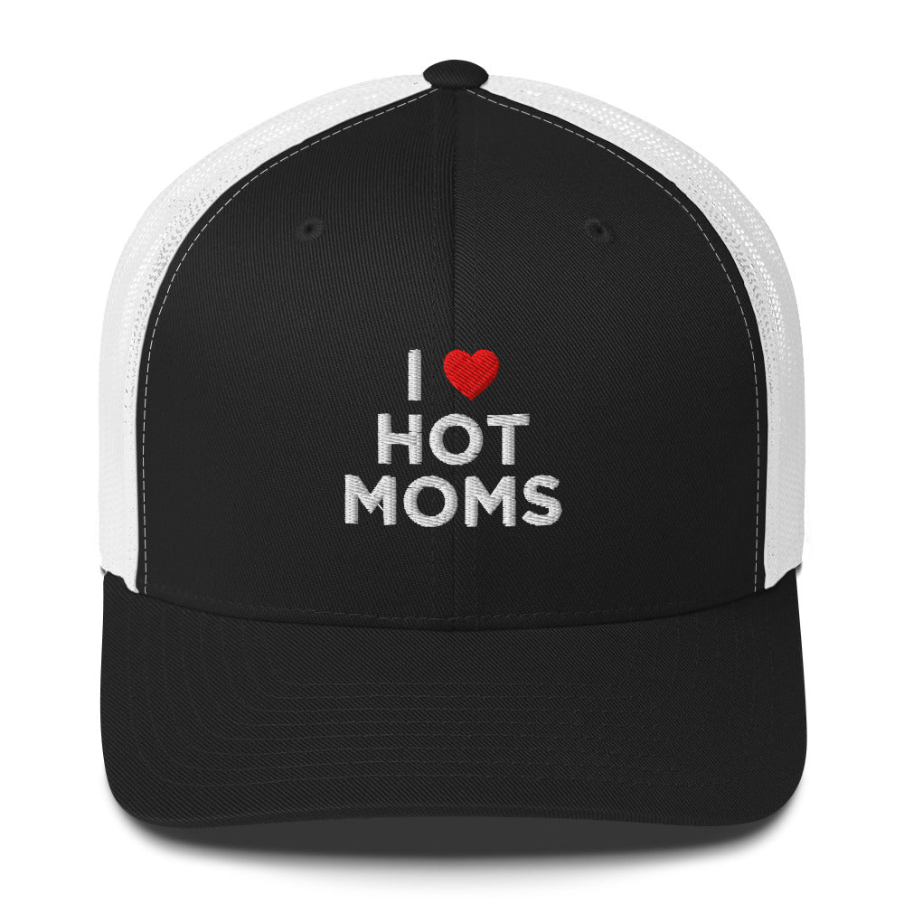 Casquette brodée I love hot moms - Sedurro