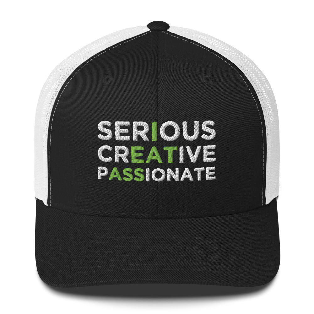 Casquette brodée Serious creative passionate - Sedurro