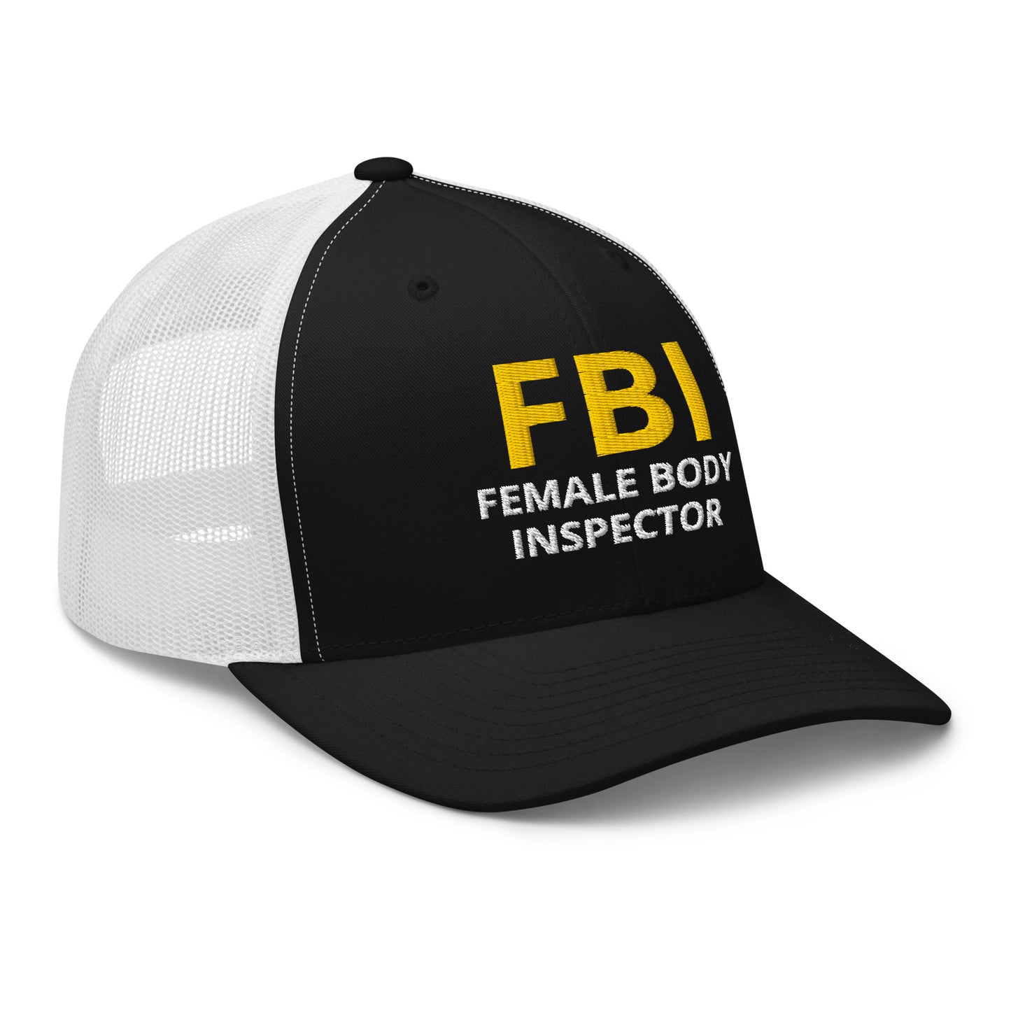 Casquette brodée FBI Female Body Inspector - Sedurro