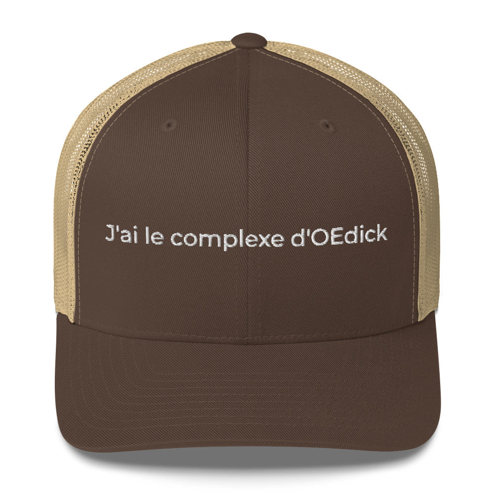 Casquette brodée J'ai le complexe d'Oedick - Sedurro