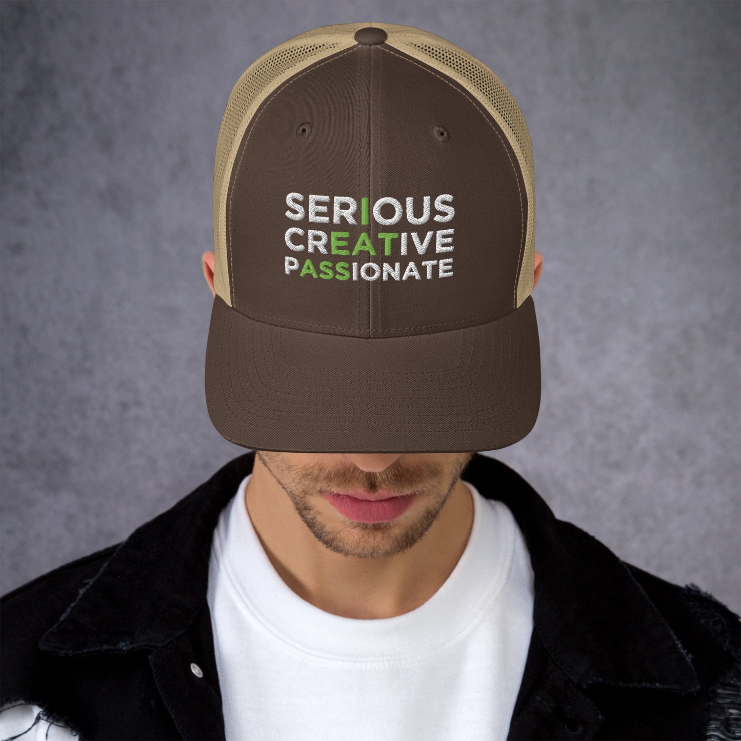 Casquette brodée Serious creative passionate - Sedurro
