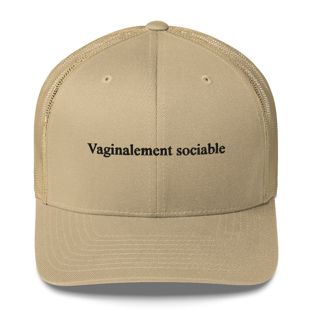 Casquette brodée Vaginalement sociable - Sedurro